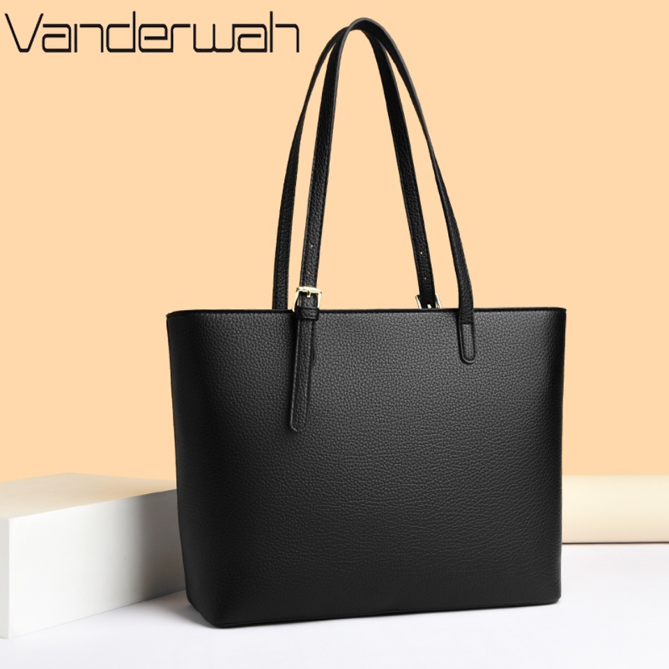 Women Bags On Sale - ソリッドカラーの女性のショルダーバッグソフトレザーハンドバッグレディース大容量カジュアルトートバッグ高級トップハンドルバッグ通勤バッグ