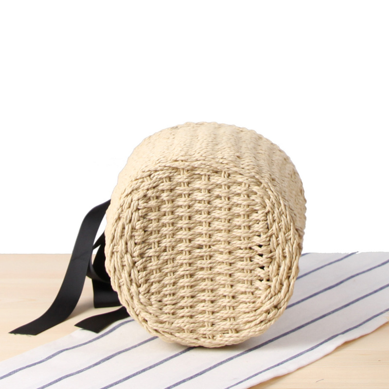 女性のための手作りの籐のハンドバッグ,ショルダーストラップ付 - Women'S Raffia Bags のレビューと価格