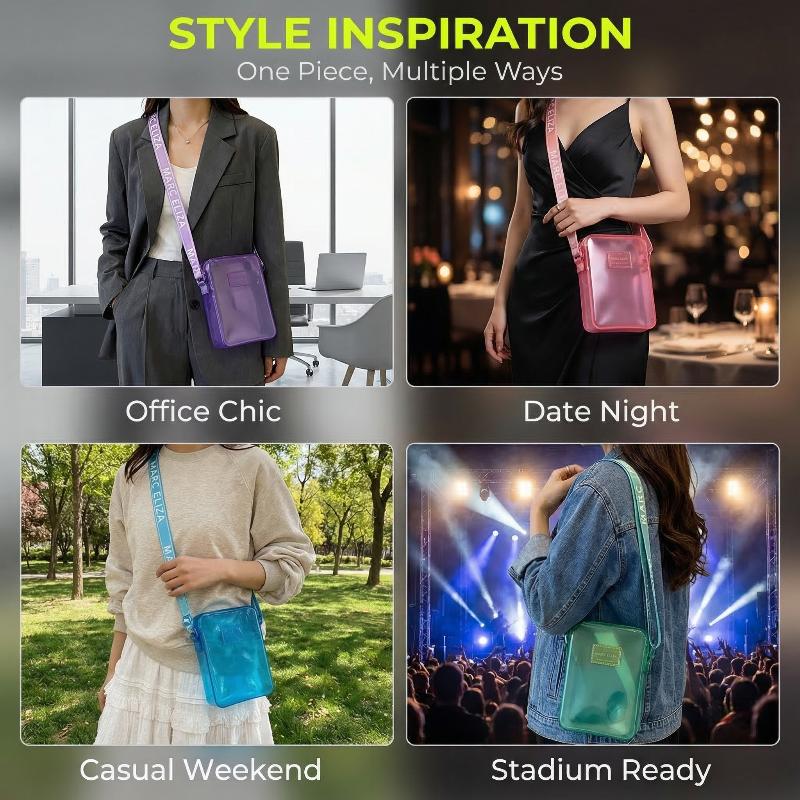 新しいファッショナブルな PVC メッセンジャーバッグ透明シ - Women'S Bags Handbags のレビューと価格